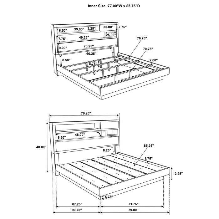 Fenwick 4 & 5 Piece Bedroom Set - Orbit Furniture (Richmond,BC)