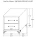 Lucia 4 & 5 Piece Bedroom Set King & Queen Beige & Grey - Orbit Furniture (Richmond,BC)