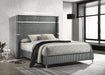 Lucia Eastern King & Queen Bed Beige & Grey - Orbit Furniture (Richmond,BC)