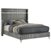 Lucia Eastern King & Queen Bed Beige & Grey - Orbit Furniture (Richmond,BC)