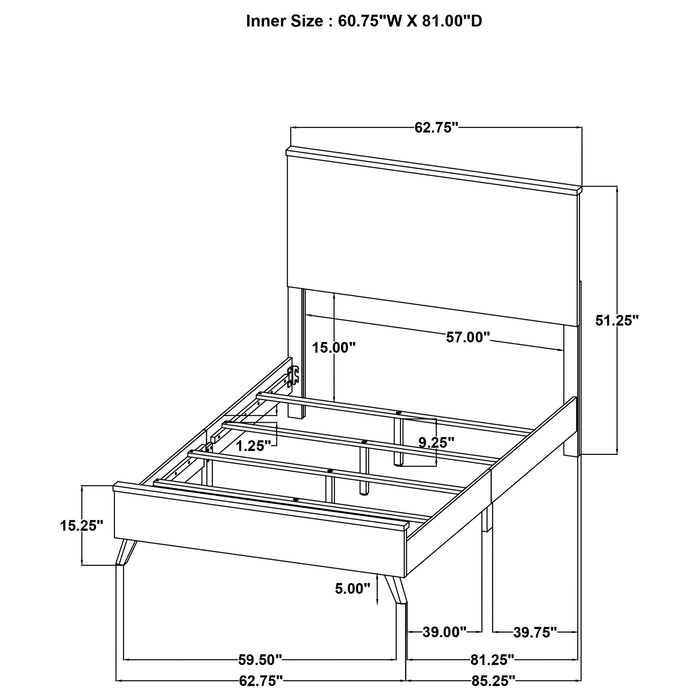 Kaywood 4 & 5 Pc Bedroom Set Full, E.King, Queen & Twin - Orbit Furniture (Richmond,BC)