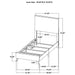 Kaywood 4 & 5 Pc Bedroom Set Full, E.King, Queen & Twin - Orbit Furniture (Richmond,BC)