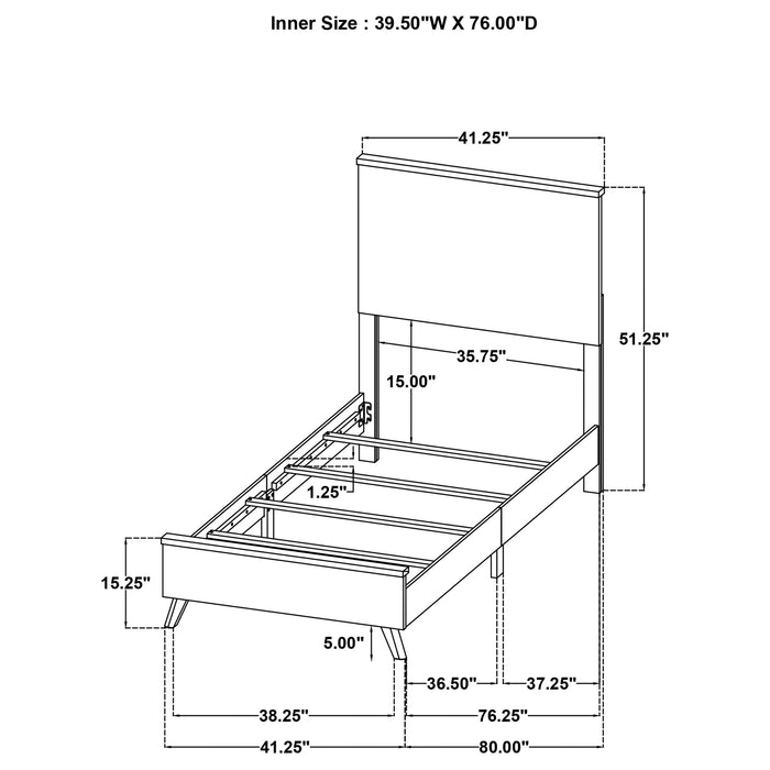 Kaywood Eastern King, Queen, Twin, & Full Bed - Orbit Furniture (Richmond,BC)