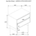 Glenwood 4 & 5 Piece Bedroom Set Eastren king & Queen - Orbit Furniture (Richmond,BC)