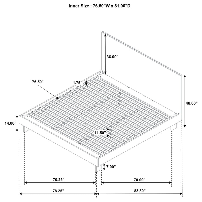 Glenwood Eastern King & Queen Bed - Orbit Furniture (Richmond,BC)
