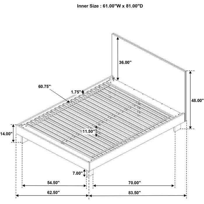 Glenwood Eastern King & Queen Bed - Orbit Furniture (Richmond,BC)