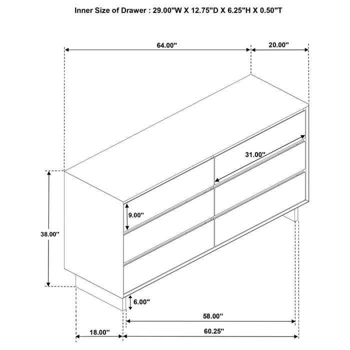 Glenwood Dresser - Orbit Furniture (Richmond,BC)
