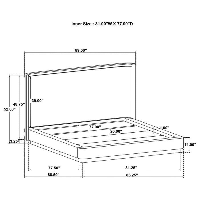 Kailani 4 & 5 Pc Bedroom Set E.King, Cal.King & Queen - Orbit Furniture (Richmond,BC)