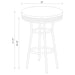 Retro 3 Pc Bar Set - Orbit Furniture (Richmond,BC)