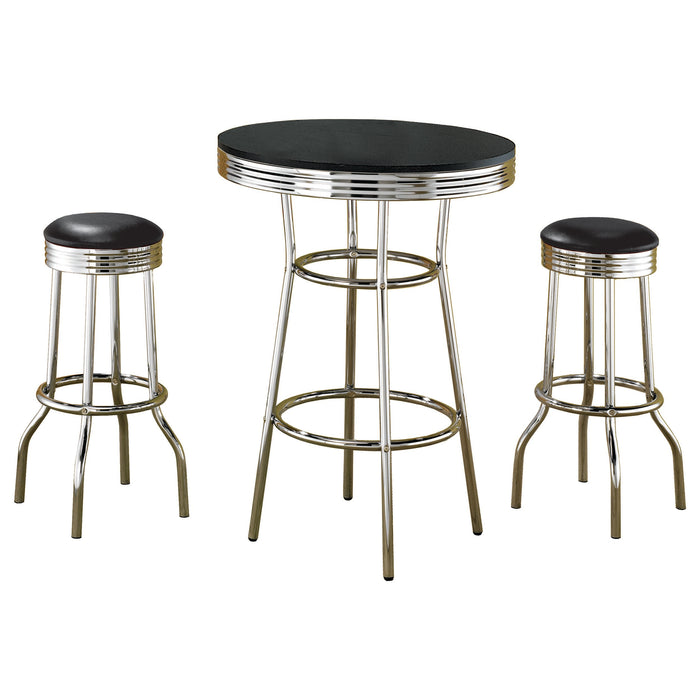 Retro 3 Pc Bar Set - Orbit Furniture (Richmond,BC)