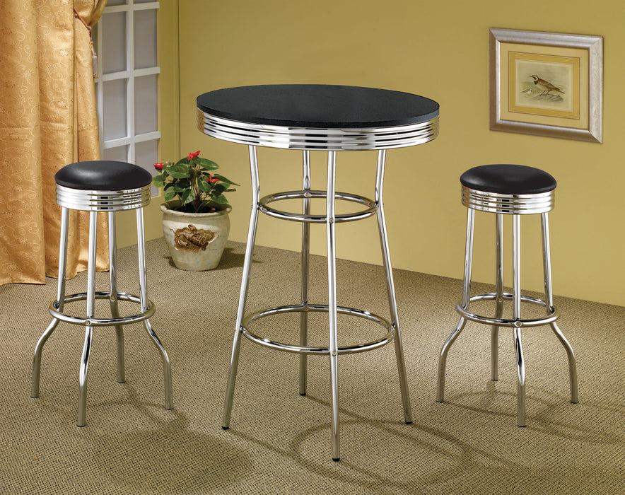 Retro 3 Pc Bar Set - Orbit Furniture (Richmond,BC)