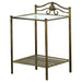 Sydney 2-shlef Nightstand Antique Brushed Gold - Orbit Furniture (Richmond,BC)