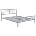 Cooper Queen Metal Bed Silver - Orbit Furniture (Richmond,BC)