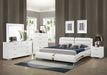 Jeremaine 5 Pc Bedroom Sets White - Orbit Furniture (Richmond,BC)