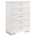Jeremaine 5 Pc Bedroom Sets White - Orbit Furniture (Richmond,BC)