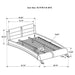 Jeremaine 5 Pc Bedroom Sets White - Orbit Furniture (Richmond,BC)