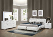 Jeremaine 5 Pc Bedroom Sets White - Orbit Furniture (Richmond,BC)