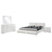 Jeremaine 5 Pc Bedroom Sets White - Orbit Furniture (Richmond,BC)