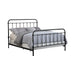 Livingston California King, E.King, & Queen Panel Metal Bed Dark Bronze - Orbit Furniture (Richmond,BC)
