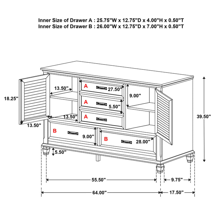 Devon Bedroom Set White - Orbit Furniture (Richmond,BC)