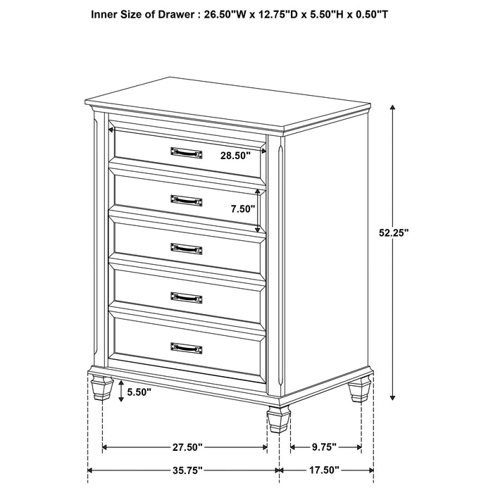 Devon Bedroom Set White - Orbit Furniture (Richmond,BC)