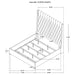 Camille Eastern / California King Headboard - Orbit Furniture (Richmond,BC)