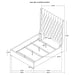 Camille Queen Headboard - Orbit Furniture (Richmond,BC)