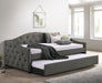 Sadie Upholstered Twin Daybed with Trundle - Orbit Furniture (Richmond,BC)
