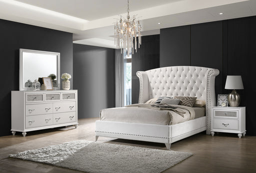 Barzini Bedroom Set White - Orbit Furniture (Richmond,BC)