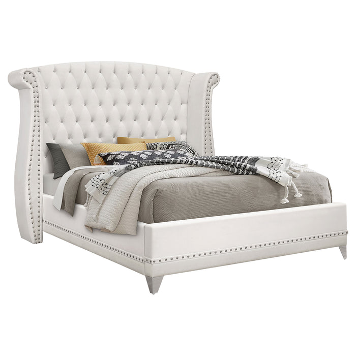Barzini Bedroom Set White - Orbit Furniture (Richmond,BC)