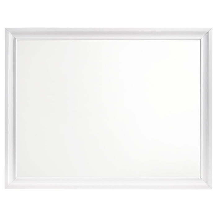 Barzini Bedroom Set White - Orbit Furniture (Richmond,BC)