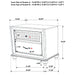 Barzini Bedroom Set White - Orbit Furniture (Richmond,BC)