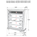 Barzini Bedroom Set White - Orbit Furniture (Richmond,BC)