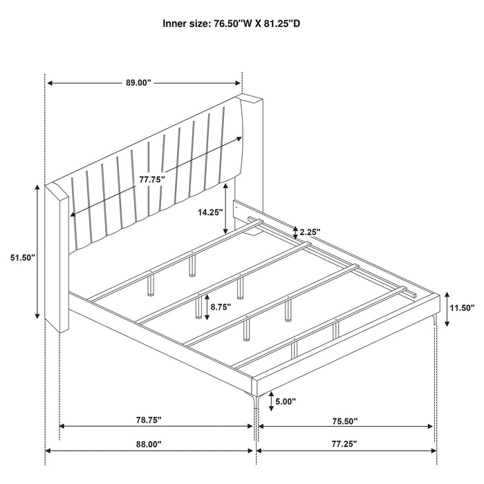 Kendall 4 Pc Bedroom Set - Orbit Furniture (Richmond,BC)