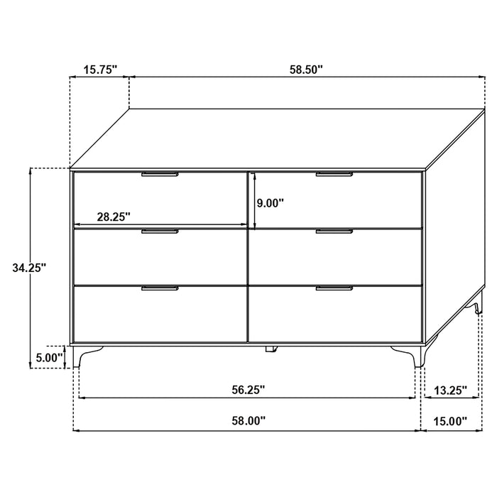 Kendall 4 Pc Bedroom Set - Orbit Furniture (Richmond,BC)