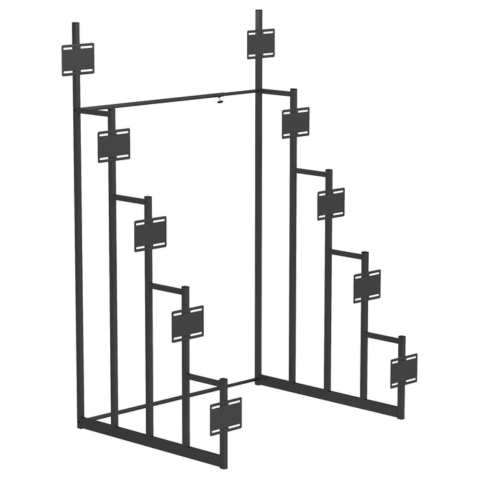 Duarto 5-tier Headboard Display Rack Black - Orbit Furniture (Richmond,BC)