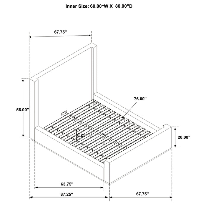 Nala Eastern King & Queen Bed - Orbit Furniture (Richmond,BC)