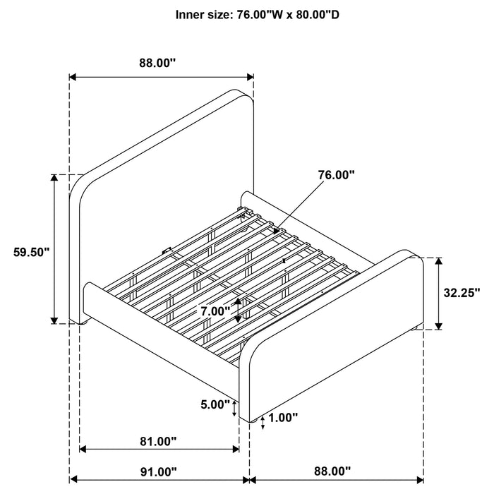 Wren Eastern King & Queen Bed - Orbit Furniture (Richmond,BC)
