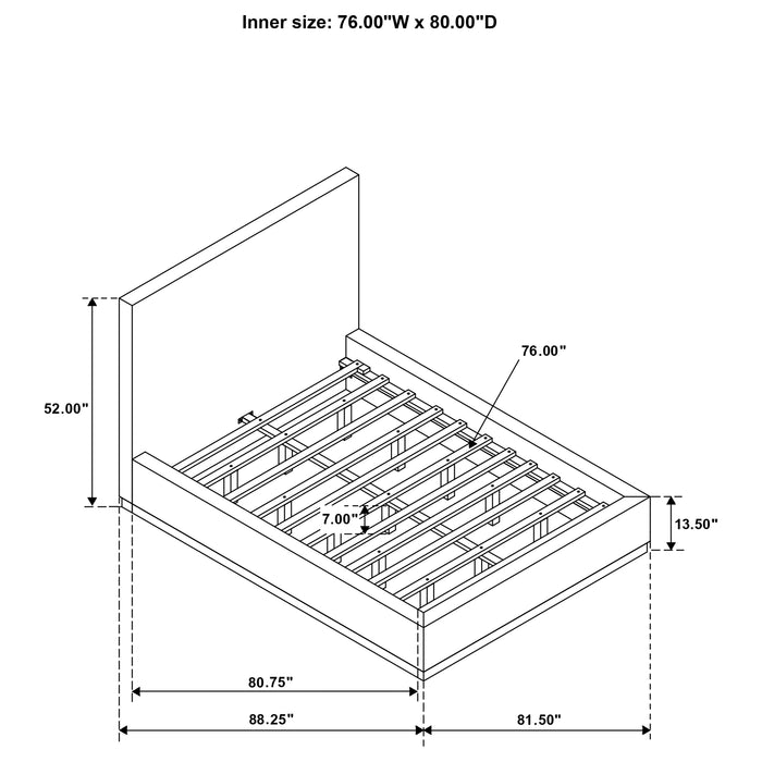 Knox Eastern King & Queen Bed - Orbit Furniture (Richmond,BC)