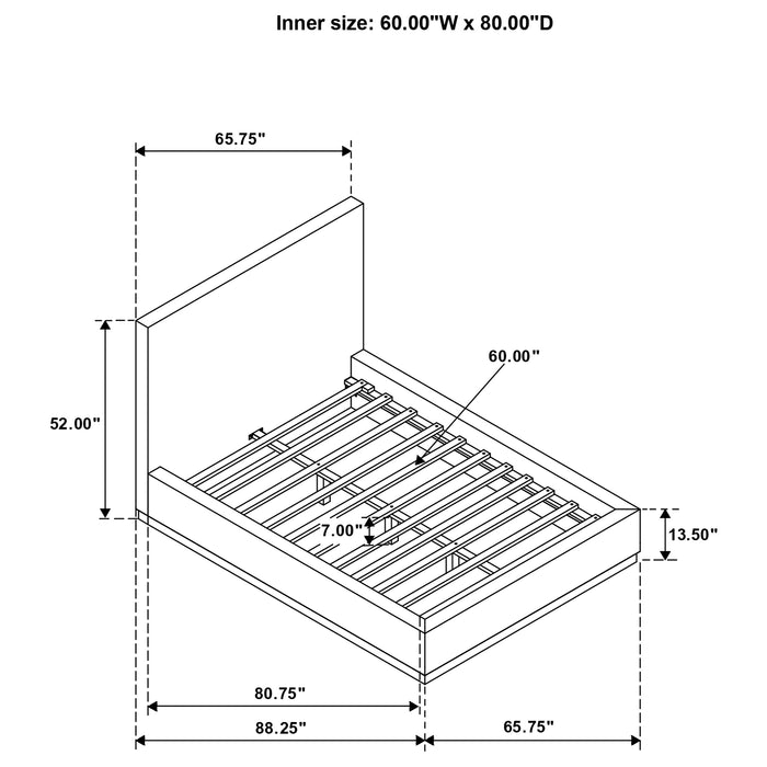 Knox Eastern King & Queen Bed - Orbit Furniture (Richmond,BC)