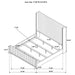 Natasha California King, E.King & Queen Bed - Orbit Furniture (Richmond,BC)