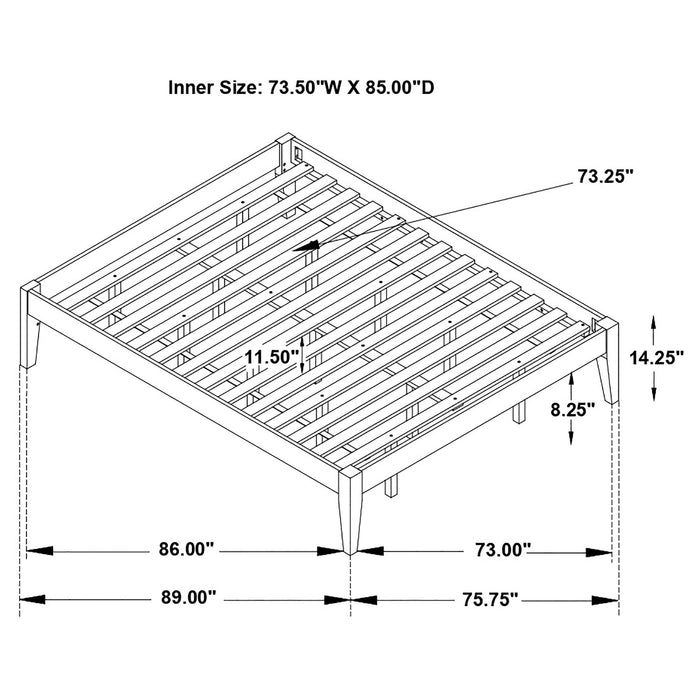 Hounslow Universal Platform Bed - Orbit Furniture (Richmond,BC)