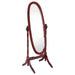 Foyet Oval Cheval Mirror Merlot - Orbit Furniture (Richmond,BC)
