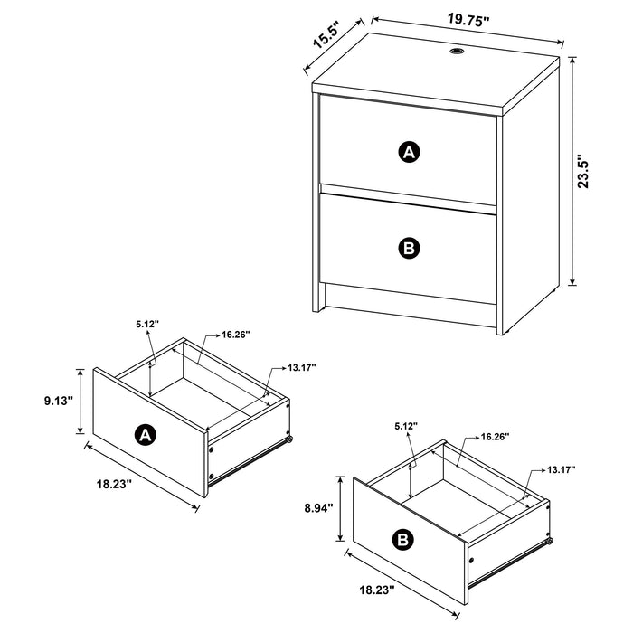 Westpark Nightstands - Orbit Furniture (Richmond,BC)
