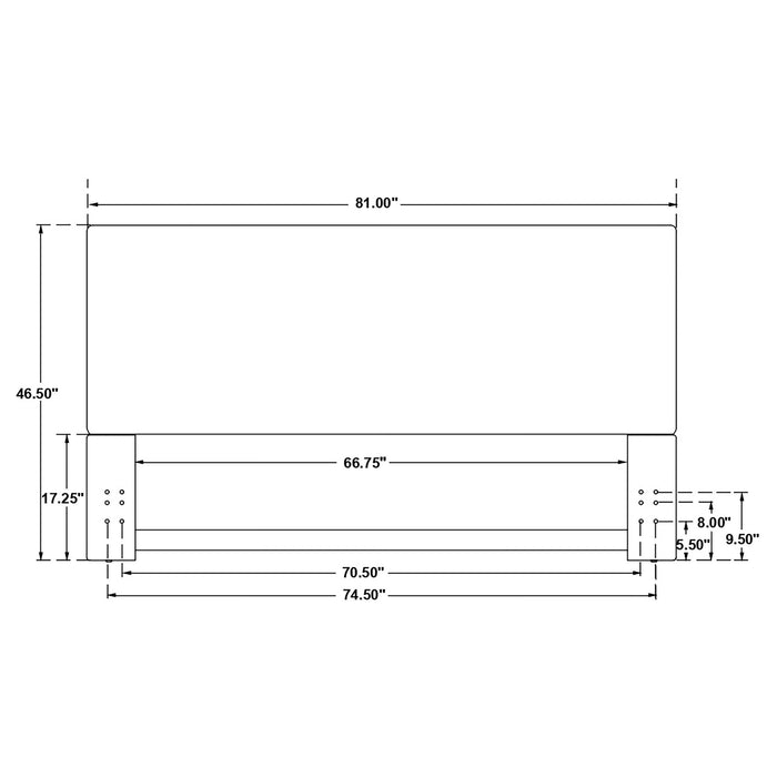 Izzy Eastern / California King Headboard - Orbit Furniture (Richmond,BC)