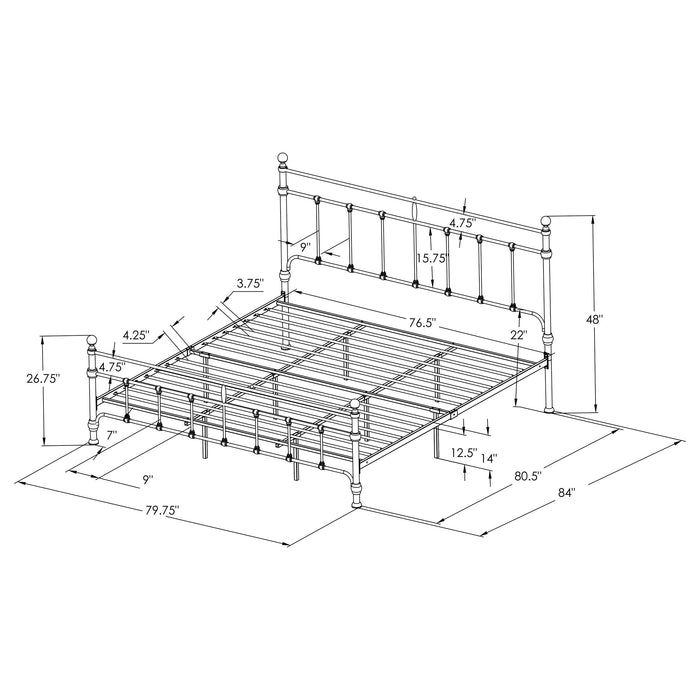Novak Eastern King, Full, Queen, & Twin Bed - Orbit Furniture (Richmond,BC)