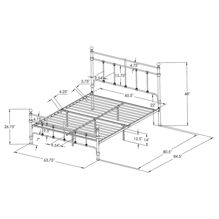 Novak Eastern King, Full, Queen, & Twin Bed - Orbit Furniture (Richmond,BC)