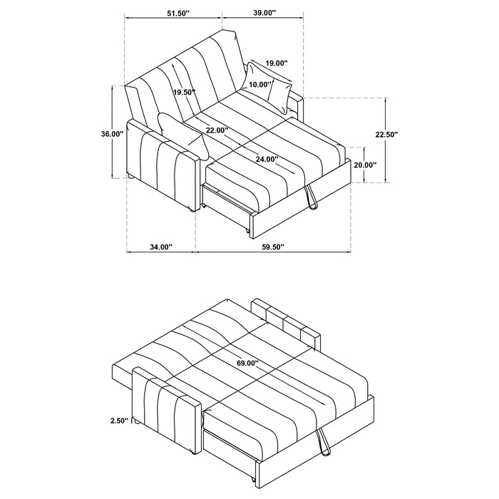 Portland Sofa Bed - Orbit Furniture (Richmond,BC)