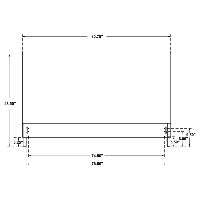 Zyla Eastern King Headboard - Orbit Furniture (Richmond,BC)