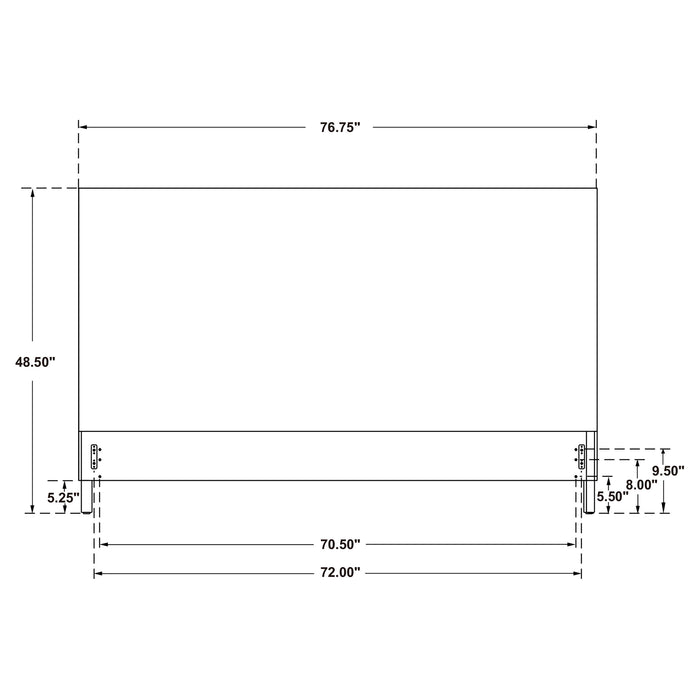 Zyla Eastern / California King Headboard - Orbit Furniture (Richmond,BC)